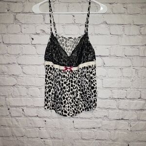 ❤️GEORGE Leopard Spaghetti Strap Pajama Top